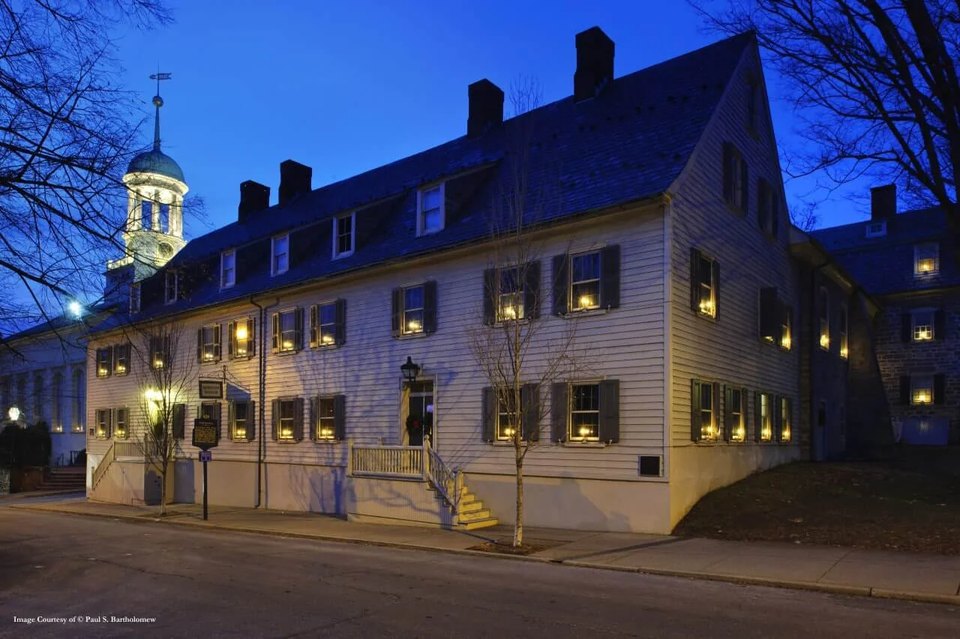 Moravian Museum at night