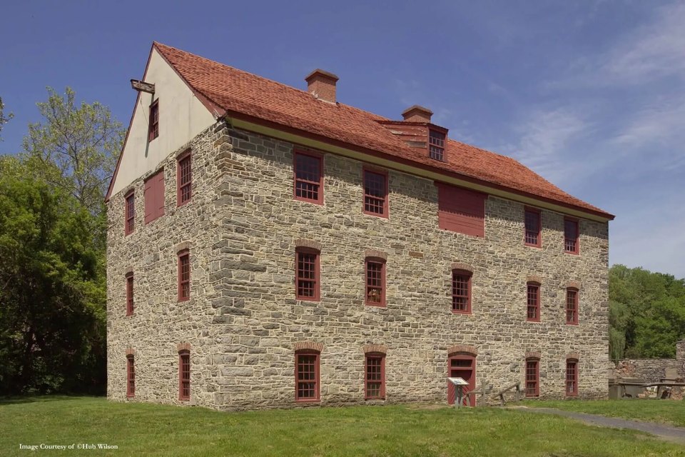 A view of the front of the 1761 Tannery