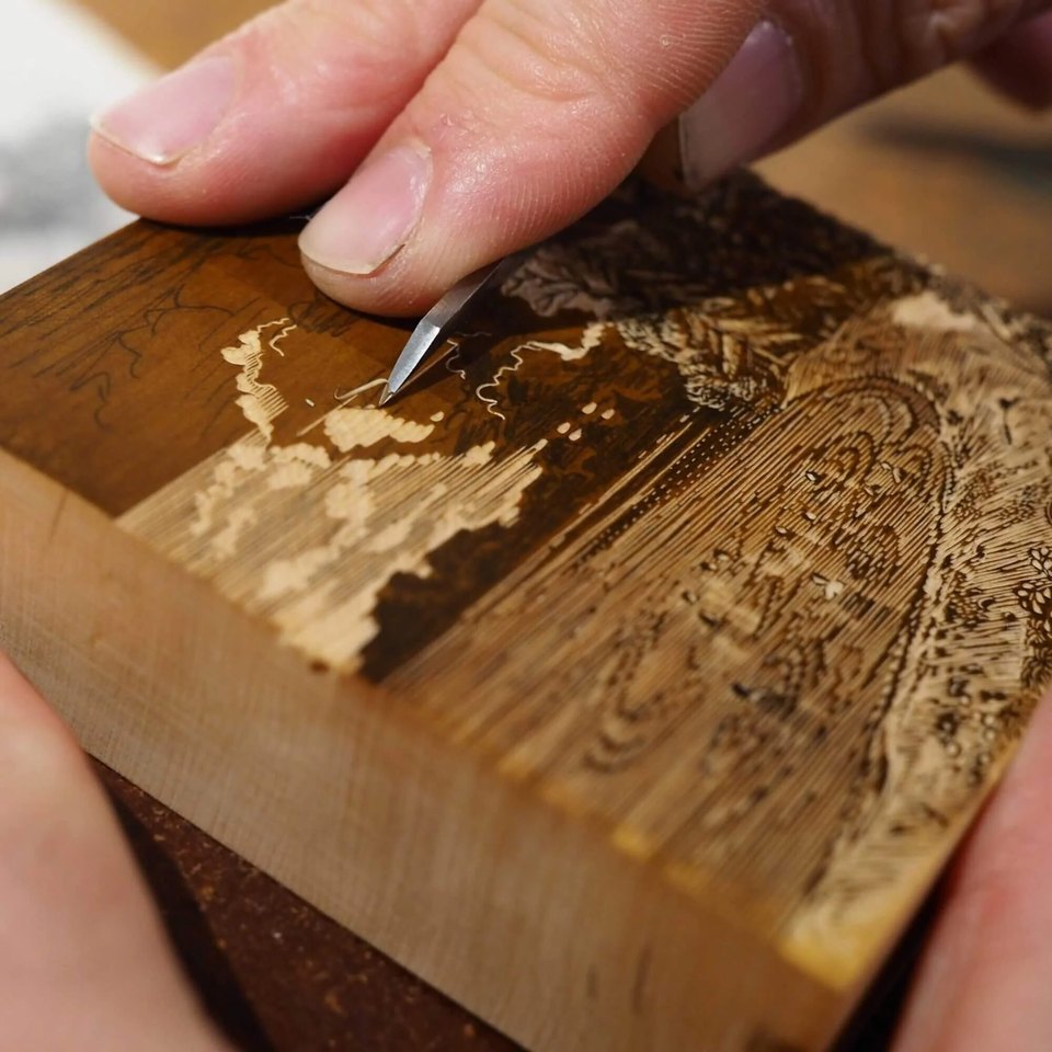 Block Printing Workshop Grist Miller's House