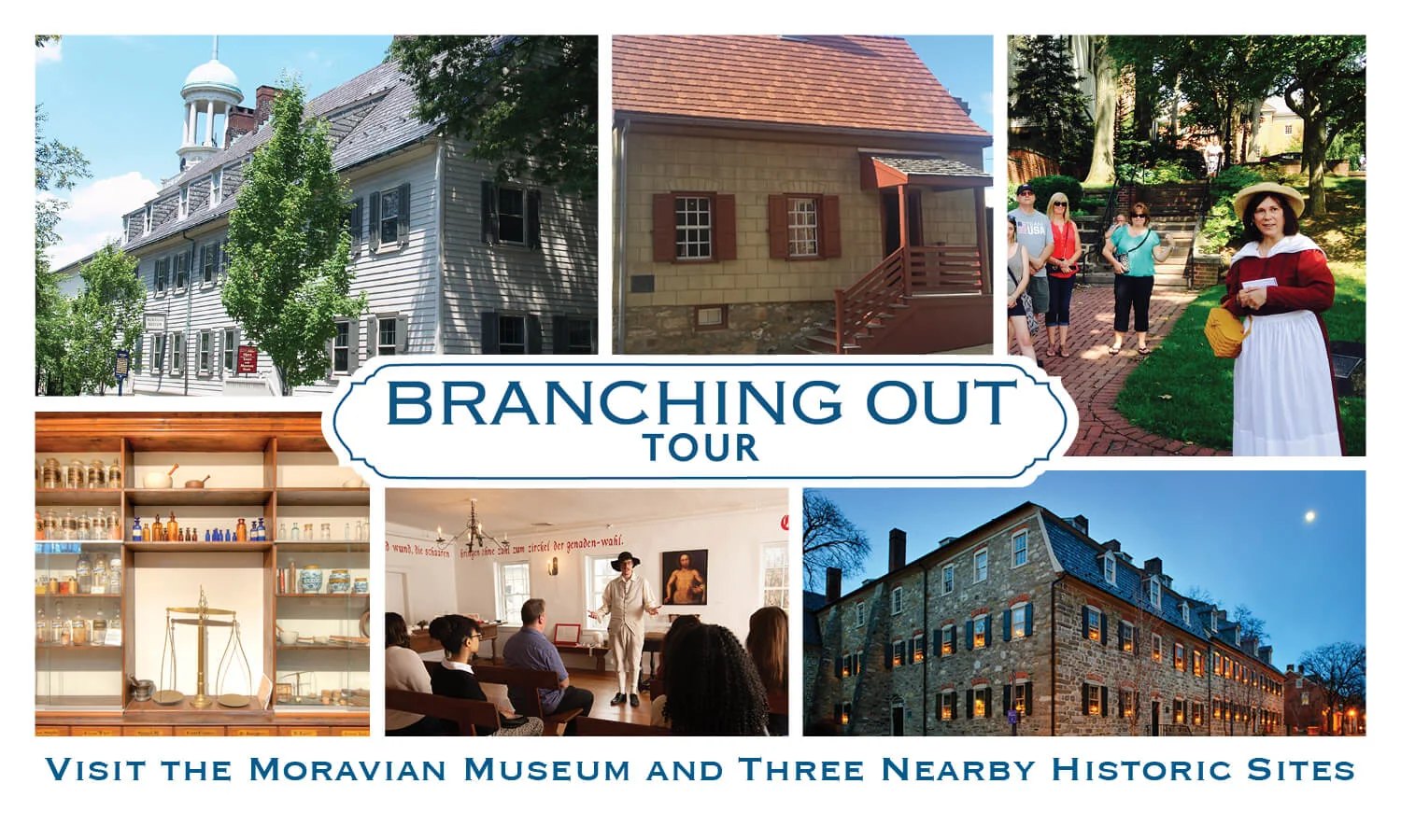 Branching Out: Moravian Museum Admission & Tour of Nearby Historic Sites